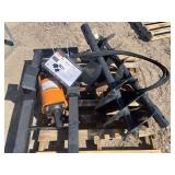 Skidsteer Auger Drive and Bit