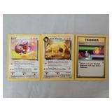 Three Pokemon Cards