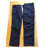 Dark Blue Cargo Pants - Made in China, 97% Cotton