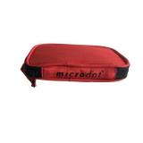 CSL Microdot Xtra Red Pouch Pencil Case with Black