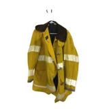 Lion Apparel Yellow Firefighter Jacket with Reflec