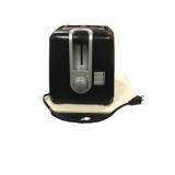 BLACK+DECKER Black and Silver 2-Slice Toaster