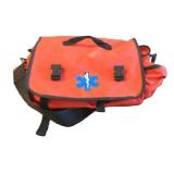 Red Medical Bag with Blue Star of Life Symbol and