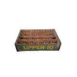 Vintage Upper 10 Wooden Soda Crate with Compartmen