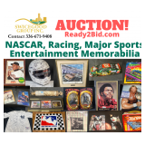 NASCAR, Racing, Major Sports, Entertainment Memorabilia Auction