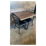 Small pub table 24in x 30in. Wood top
