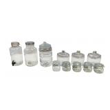 LOT - Food storage/serving glass containers