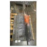 Pallet - (10) Metro rack shelves. Various sizes