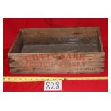 Cutty Sark Scotch Whiskey Wooden Crate