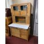 WOODEN HOOSIER CABINET (41" X 28" X 70")