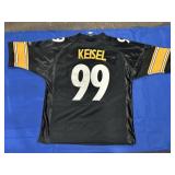 #99 BRETT KEISEL SIZE 48 STEELERS JERSEY