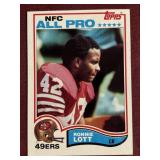 RONNIE LOTT ROOKIE - 1982 TOPPS # 486