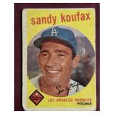 SANDY KOUFAX - 1959 TOPPS # 163