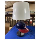 BOB FELLER AUTOGRAPHED HELMET LIGHT - CLEVELAND