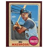 BILL MAZEROSKI - 1968 TOPPS # 390