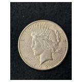 1923-S SILVER PEACE DOLLAR