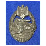 WWII GERMAN PANZER ASSAULT BADGE