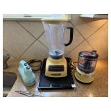 KITCHENAID BLENDER, FOOD PROCESSOR, & HAND MIXER