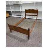 TWIN SIZE WOODEN BED FRAME