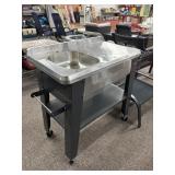 CUISINART OUTDOOR PREP/BAR CART (44x21x38")