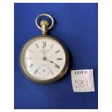 VINTAGE FAHYS ORE SILVER POCKET WATCH