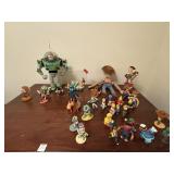 DISNEY & SIMPSONS PLASTIC FIGURINES