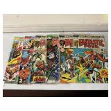 (6) VINTAGE MARVEL FANTASTIC FOUR COMICS BOOKS