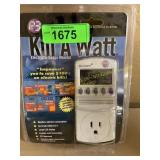 Kill-a-watt electricity usage monitor