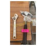 16 oz. Hammer & 10" Pipe Wrench