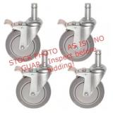 HDX 5" Heavy Duty Industrial Stem Casters