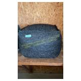 Room Essentials black outdoor pouf