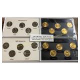 2003-4 Dates Gold + Platinum Enhanced 25c Set