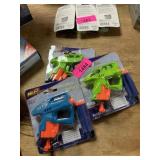 3ct Nerf mini toy guns