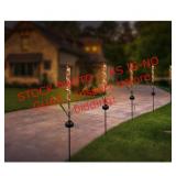 3ct Smart Solar solar cattail stake lights