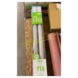 2 boxes 4 ft led t 12 light bulbs