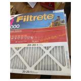 3ct Filtrete 20 X 20 X 1 filters