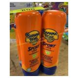 2ct sunscreen lotion & 2ct sunscreen spray