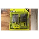 Ryobi 15pc. Hex Shank Drill Bit Set