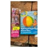 Barbie,p & H2Go beach Ball