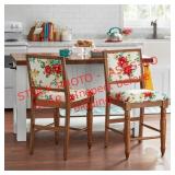 2ct The Pioneer Woman Floral Counter Stools