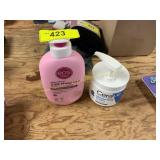 EOS 24H Body Lotion & CeraVe Moisturizing Cream