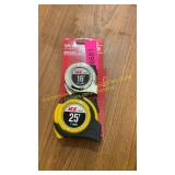 16ï¿½ tape measure & 25ï¿½ tape measure