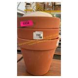 3ct terracotta planters