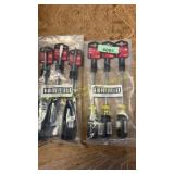 3ea ACE 3/16" X 6in & 5/16in X6in screwdrivers