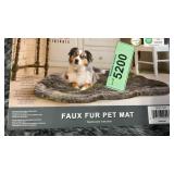 Brentwood Faux Fur Dog Mat