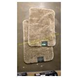 2ct Mohawk Home 24" X 36ï¿½ fluffy brown bath mats