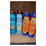 2ct Hawaiian tropics & 2ct banana boat sunscreen