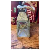 Hampton Bay Galvanized Metal and Glass Lantern