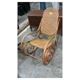 Cane seated rocker