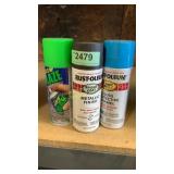 2ct Rust-Oleum protective enamels & 1ct Plasti